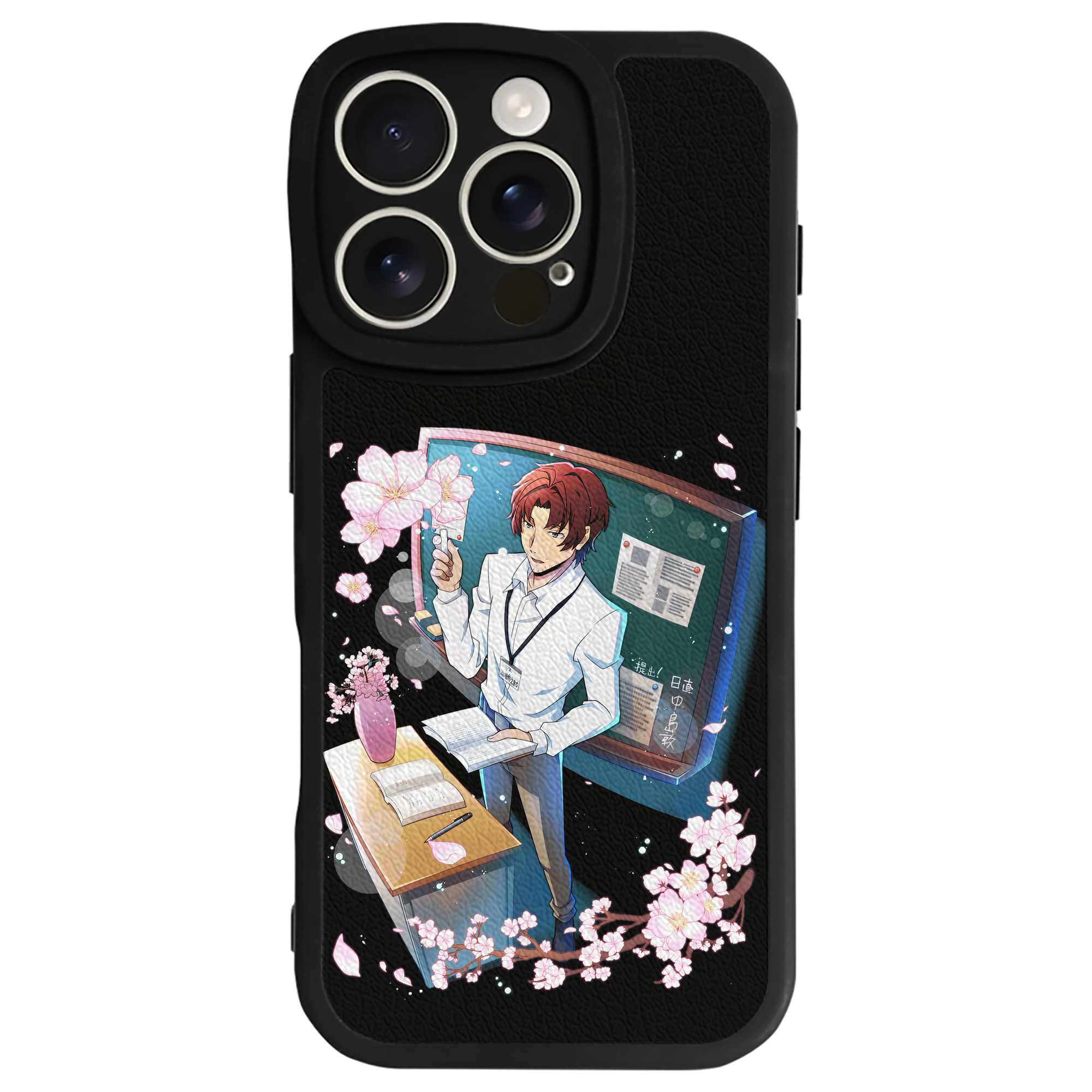 （画像用） 文豪ストレイドッグス Bungo Stray Dogs 【iPhone 16シリーズ対応】シリコンスマホケース（レザー調） 材質：シリコン